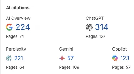 AI SEO referencia - PRO csomag eredmény